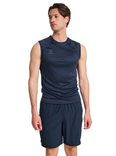 hummel Sport-Tank hmlPRO Training Jersey (schnelltrocknend) marineblau Herren