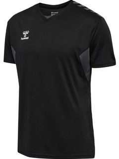 Hummel Sport T-shirt hmlAUTHENTIC Jersey (100% Polyester) Short Sleeve Black Men's