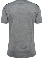 hummel Sport-Tshirt hmlAUTHENTIC Jersey (100% Polyester) Kurzarm grau/schwarz Herren