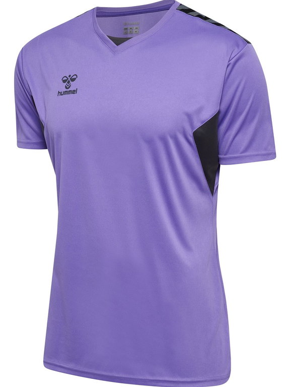 hummel Sport-Tshirt hmlAUTHENTIC Jersey (100% Polyester) Kurzarm violett/schwarz Herren