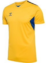 Hummel Sport T-shirt hmlAUTHENTIC Jersey (100% Polyester) Short Sleeve Yellow/Blue Men's