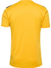 Hummel Sport T-shirt hmlAUTHENTIC Jersey (100% Polyester) Short Sleeve Yellow/Blue Men's