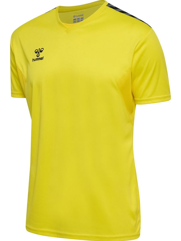 hummel Sport-Tshirt hmlAUTHENTIC Jersey (100% Polyester) Kurzarm gelb Herren