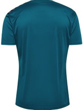 Hummel Sport T-shirt hmlAUTHENTIC Jersey (100% Polyester) Short Sleeve Coral Blue/Lime Green Men's
