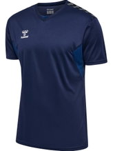 Hummel Sport T-shirt hmlAUTHENTIC Jersey (100% Polyester) Short Sleeve Navy Blue Men's