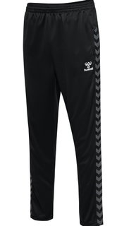 hummel Sporthose hmlAUTHENTIC PL Pants (Interlock-Stoff) lang schwarz Herren