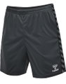 hummel Sporthose hmlAUTHENTIC PL Shorts (100% Polyester) kurz asphaltgrau Herren