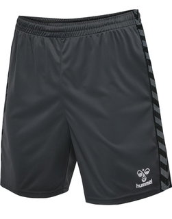 hummel Sporthose hmlAUTHENTIC PL Shorts (100% Polyester) kurz asphaltgrau Herren
