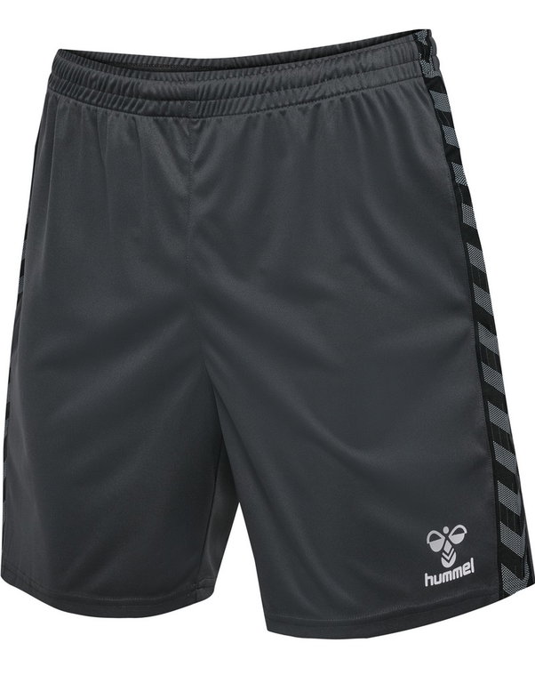 hummel Sporthose hmlAUTHENTIC PL Shorts (100% Polyester) kurz asphaltgrau Herren