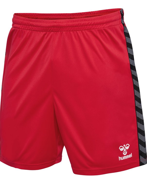 hummel Sporthose hmlAUTHENTIC PL Shorts (100% Polyester) kurz rot Herren