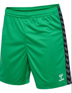 hummel Spodenki sportowe hmlAUTHENTIC PL Shorts (100% poliester) krótkie zielone męskie
