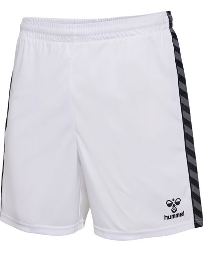 hummel Sporthose hmlAUTHENTIC PL Shorts (100% Polyester) kurz weiss Herren