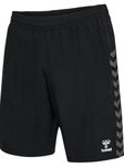 hummel Sporthose hmlAUTHENTIC Woven Shorts (mit Reißverschlusstaschen) kurz schwarz Herren
