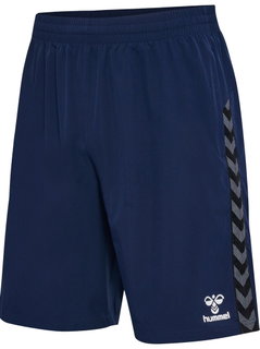 hummel Spodenki sportowe hmlAUTHENTIC Woven Shorts (z kieszeniami na zamek błyskawiczny) krótkie granatowe męskie