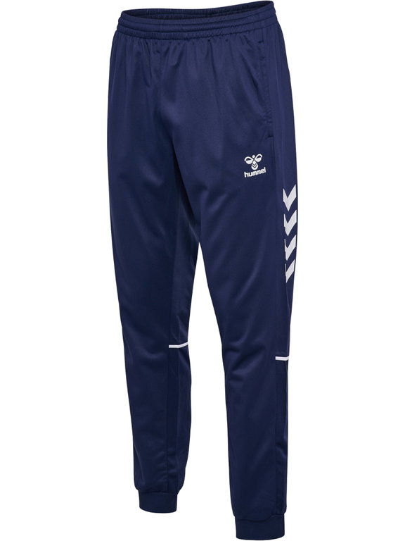 hummel Sporthose hmlCORE 2.0 Track Pants (100% rec. Polyester) lang marineblau/weiss Herren