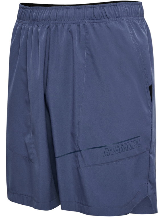 hummel Sporthose hmlCOURT Pocket Shorts (atmungsaktiv, schnelltrocknend) kurz indigoblau Herren
