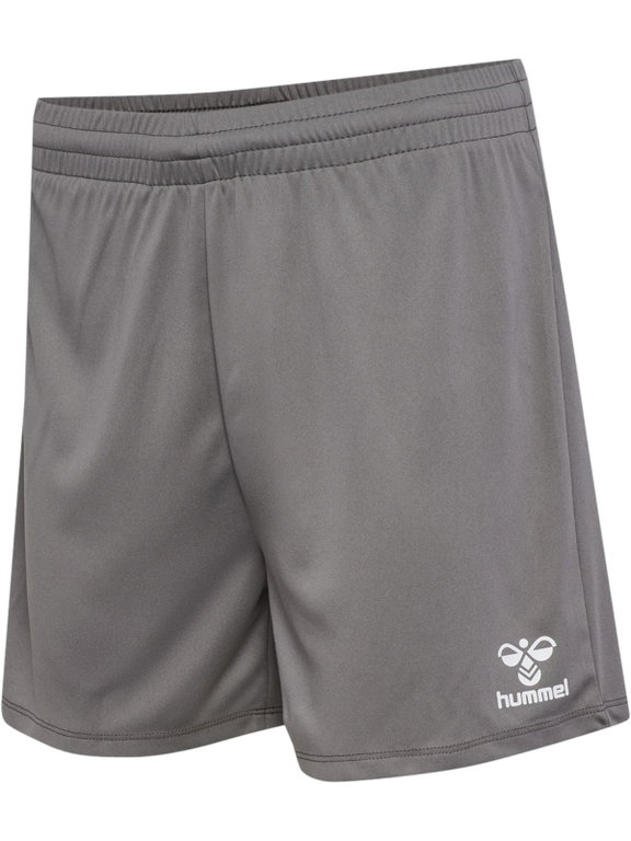 hummel Sporthose hmlESSENTIAL Shorts (angenehmes Tragegefühl) kurz grau Damen
