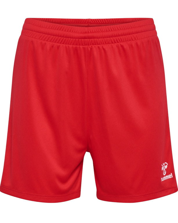 hummel Sporthose hmlESSENTIAL Shorts (angenehmes Tragegefühl) kurz rot Damen