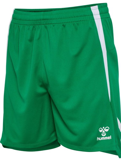hummel Sporthose hmlLEAD 2.0 Shorts (rec. Polyester, schnelltrocknend) kurz grün Herren