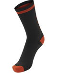 hummel Sportsocke Elite Indoor Low schwarz/rot - 1 Paar