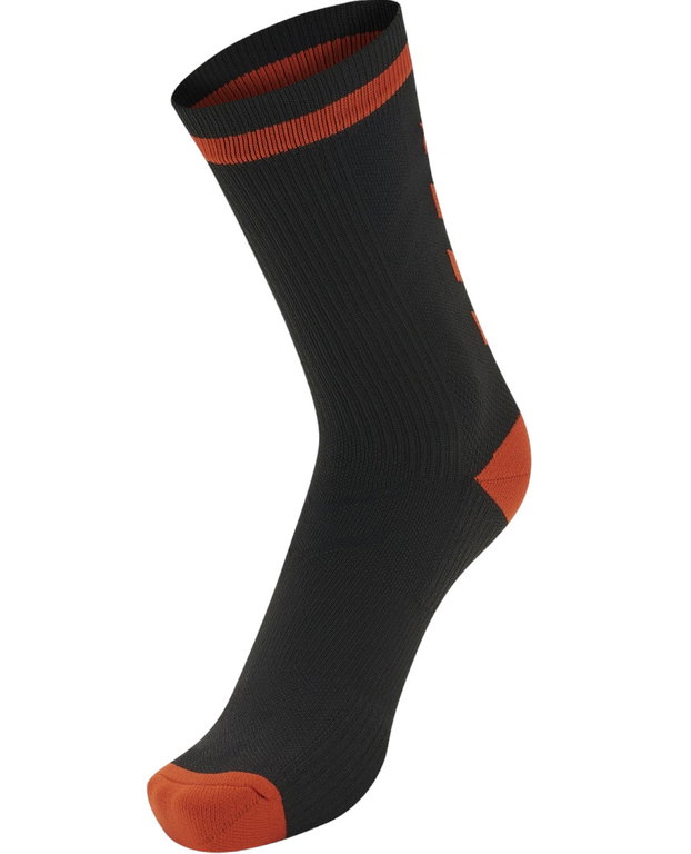 hummel Sportsocke Elite Indoor Low schwarz/rot - 1 Paar