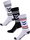 Hummel Sports Socks Chevron High Crew Retro White/Black - 3 Pairs