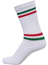 Hummel Sports Socks Chevron High Crew Retro White/Colourful - 3 Pairs