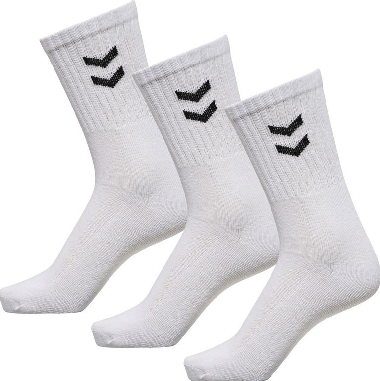 hummel Sportsocken Crew Basic weiss - 3 Paar