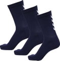 hummel Sportsocken Fundamental Crew marineblau/weiss - 3 Paar