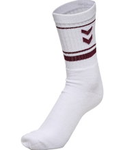 hummel Sport socks hmlSTRIPE Crew white/burgundy- 3 pairs