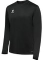hummel Sport-Langarmshirt hmlESSENTIAL Sweatshirt (Interlock-Stoff) schwarz Herren