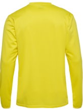 hummel Sport-Langarmshirt hmlESSENTIAL Sweatshirt (Interlock-Stoff) gelb Herren