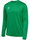 hummel Sport-Langarmshirt hmlESSENTIAL Sweatshirt (Interlock-Stoff) grün Herren