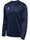 hummel Sport-Langarmshirt hmlESSENTIAL Sweatshirt (Interlock-Stoff) marineblau Herren