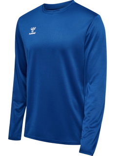 hummel Sportowa koszulka z długim rękawem hmlESSENTIAL (materiał interlock) granatowa męska