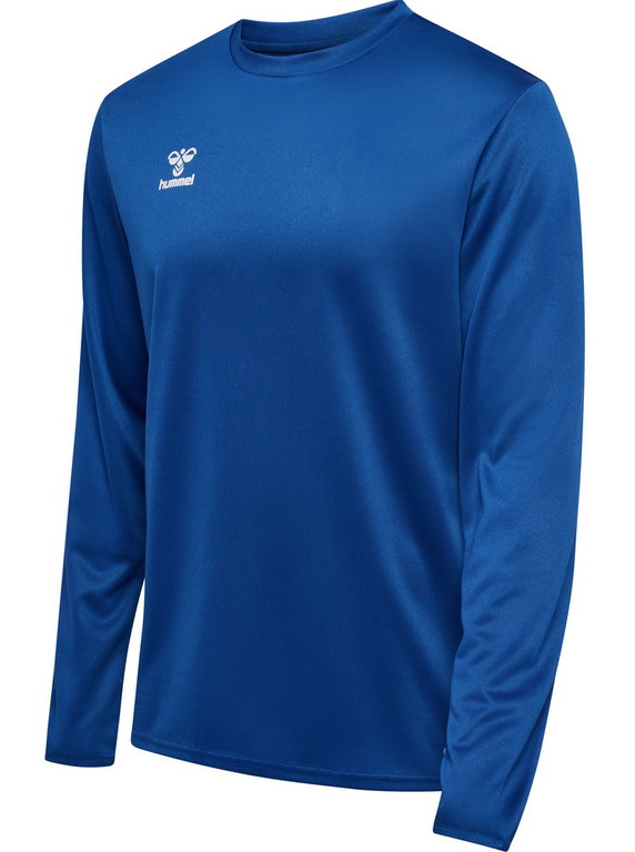 hummel Sportowa koszulka z długim rękawem hmlESSENTIAL (materiał interlock) granatowa męska