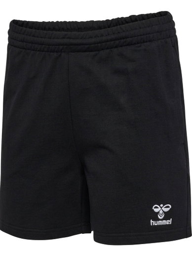 hummel Freizeithose hmlGO 2.0 Sweatshorts (Bio-Baumwolle) kurz schwarz Damen