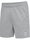 hummel Freizeithose hmlGO 2.0 Sweatshorts (Bio-Baumwolle) kurz grau Damen