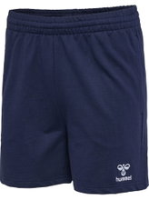 hummel Freizeithose hmlGO 2.0 Sweatshorts (Bio-Baumwolle) kurz marineblau Damen
