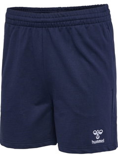 hummel Freizeithose hmlGO 2.0 Sweatshorts (Bio-Baumwolle) kurz marineblau Damen