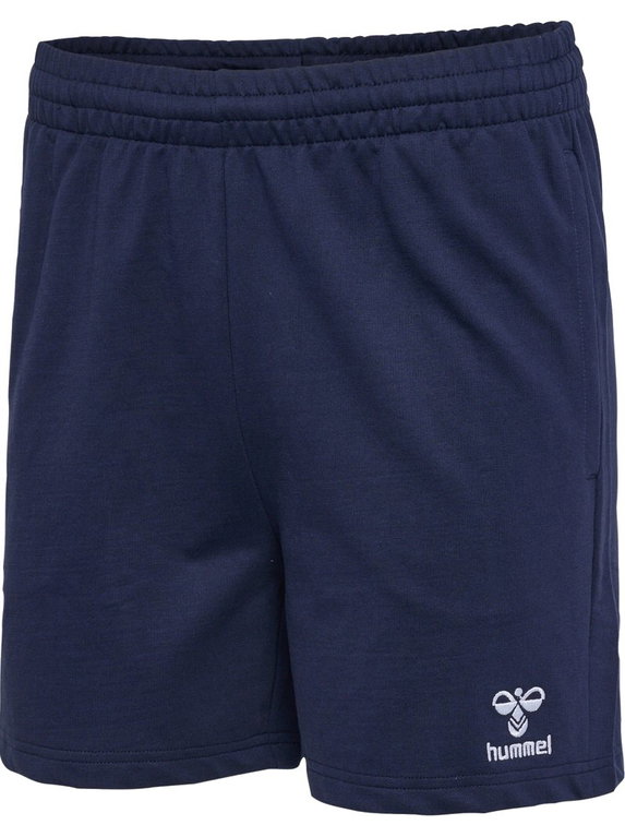 hummel Freizeithose hmlGO 2.0 Sweatshorts (Bio-Baumwolle) kurz marineblau Damen