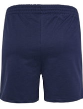hummel Freizeithose hmlGO 2.0 Sweatshorts (Bio-Baumwolle) kurz marineblau Damen