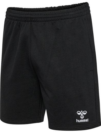 hummel Freizeithose hmlGO 2.0 Sweatshorts (Bio-Baumwolle) kurz schwarz Herren