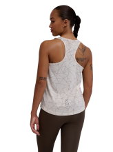 hummel Tanktop hmlCOURT AOP Light Weight (atmungsaktiv, leicht) beige/grau Damen