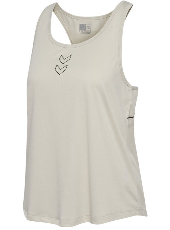 hummel Tanktop hmlCOURT Light Weight (atmungsaktiv, leicht) beige Damen