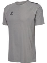 Hummel Training T-shirt hmlCIMA 2.0 Jersey (very stretchy material, soft material) grey men's