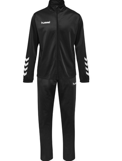 hummel Trainingsanzug hmlPROMO Poly (Jacke und Hose) schwarz Herren