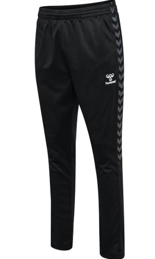 hummel Trainingshose hmlAUTHENTIC Pant (100% Polyester) lang schwarz Herren