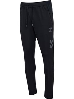 hummel Trainingshose hmlCIMA 2.0 Pants (rec. Polyester, mit Reißverschlusstaschen) lang schwarz Herren