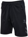 hummel Trainingshose hmlCIMA 2.0 Shorts (rec. Polyester, mit Reißverschlusstaschen) kurz schwarz Herren